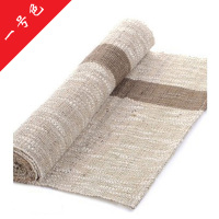 茶席茶垫亚麻布料大号手工布艺茶帘棉麻桌旗禅意茶道茶具配件竹席