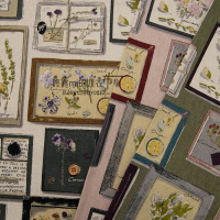 半米价 日本进口 露香 印花布料 棉麻 服装抱枕沙墙装饰布艺