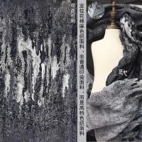 渐变过渡提花编织定位花料仿牛仔棉麻料设计师面料色织