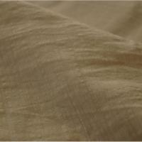 植物染丝麻布料横向纹理木染汉服面料质朴高端古琴古筝茶道茶服