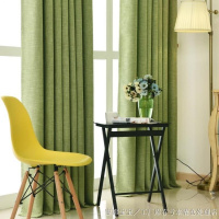 棉麻遮光成品窗帘定制 黑丝高遮阳隔热 阳台卧室窗帘布料工厂直销