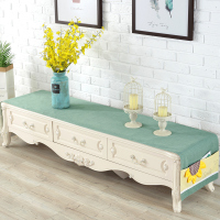简约电视柜盖巾布长方形餐桌布家用布艺鞋柜边柜茶几垫防尘多用巾