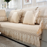 欧式防滑毛绒沙垫四季通用真皮布艺简约现代纯色靠背巾套子定做