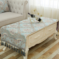 欧式茶几桌布布艺家用客厅绣花小清新棉麻餐桌布梳妆台电视柜盖布