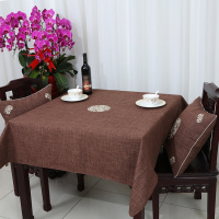 艺必旭棉麻田园桌布布艺亚麻餐桌台布茶几布书桌茶几长方形台布