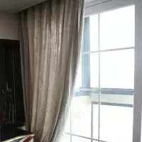 日式简约厚重粗犷粗麻亚麻原麻色原始复古风 布艺窗帘帘 定制