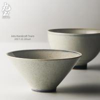 斗笠碗陶瓷青花碗家用吃饭碗拉面汤碗手工日式粗陶碗餐具食器微波