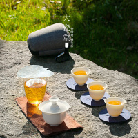 旅行茶具套装简约陶瓷盖碗快客茶杯功夫茶具户外旅游车载便携式