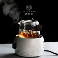 栖凤居全自动静音电陶炉耐热玻璃煮茶壶家用陶瓷茶具煮茶器套装
