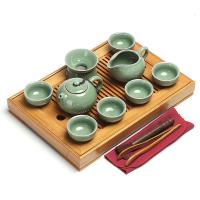 简约竹茶盘整套功夫茶具套装家用储竹制干泡盘茶海茶台茶托茶道