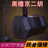 黑檀京二胡苏州京二胡乐器专业伴奏黑檀木西皮二厂家直销送配件