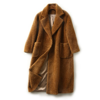 D02595 田原~ 专业厂家,重磅苏力阿尔巴卡! 羊驼毛羊毛大衣~