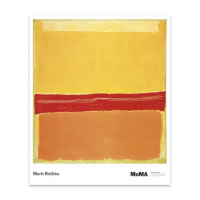Rothko 罗斯科抽象色彩红蓝粉海报MoMA古根海姆 美国进口装饰画