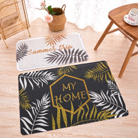 北欧进地垫入户大口厨房丝圈蹭脚垫子家用厅入户入垫