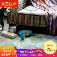 瑞典ekelund 北欧简约时尚地垫 欧式全棉防滑厅厨房客厅垫