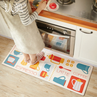 [厨房]认真厨房长条地垫防滑垫 防防油脚垫地毯 法式咖啡香