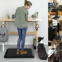 欧美减压防滑垫长条抗疲劳耐磨厨房防油酒店展厅久站办公脚垫地垫