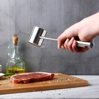 苏黎世不锈钢松肉锤 厨房实用工具高品质牛肉锤牛排锤猪排嫩肉锤