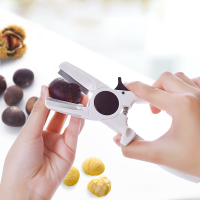 日本进口开口栗子剥壳器板栗去皮刀板栗夹子厨房小工具栗子壳剪刀