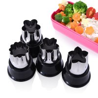 日本原装进口蔬菜模具蔬菜压花切花小工具厨房饼干烘焙diy模具