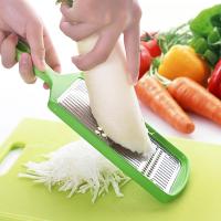 日本进口蔬菜刨丝切片器不锈钢擦子切姜蒜土豆萝卜擦丝器厨房工具