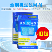 油烟机吸油纸防油贴纸过滤膜厨房用吸油棉加厚加大老式通用10片