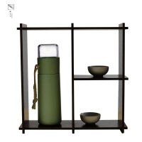 蝉·十七积木式博古架简易组合木架家用、办公室置物架