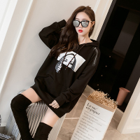 套头韩版2018秋冬新款大码女装200斤胖妹妹胖mm