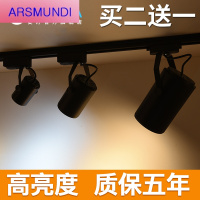 ARSMUNDI (隆宇)LED轨道射灯服装店20w12w轨道灯全套背景墙展厅COB明装吸顶导轨灯