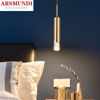 家装优选后现代单头卧室床头吊灯简约餐厅艺术设计师轻奢三头北欧吧台吊灯时尚简约