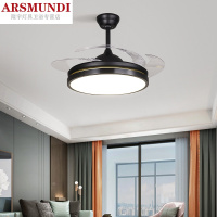家装优选隐形风扇灯家用简约现代客厅卧室餐厅吊扇灯具大气遥控带电扇吊灯时尚简约
