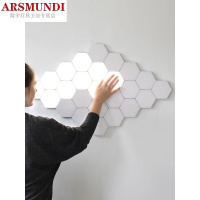 家装优选人体感应壁灯客厅六边形触摸蜂巢拼接组合网红黑科技卧室创意灯具时尚简约