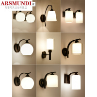 家装优选北欧床头灯美式卧室客厅背景墙灯墙壁灯简约水晶阳台楼梯过道灯具时尚简约