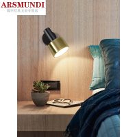 家装优选壁灯卧室床头灯免接线北欧极简客厅墙壁灯创意现代简约轻奢全铜灯时尚简约