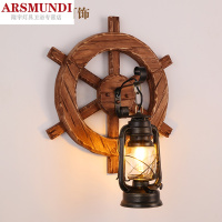 家装优选loft工业风咖啡厅餐厅楼梯过道创意灯具美式复古客厅卧室床头壁灯时尚简约