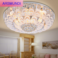 家装优选水晶灯客厅灯LED现代简约创意大气吸顶灯圆形餐厅灯卧室灯灯具饰时尚简约