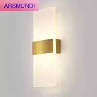 家装优选壁灯客厅背景LED卧室走廊过道墙壁灯北欧楼梯间灯简约现代床头灯时尚简约