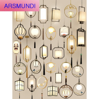 家装优选新中式小吊灯单头走廊灯创意吧台吊灯床头吊灯茶室书房灯具玄关灯时尚简约