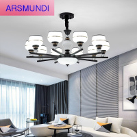 家装优选现代客厅吊灯北欧简约美式家用餐厅卧室吊灯新款创意个性防尘灯具时尚简约