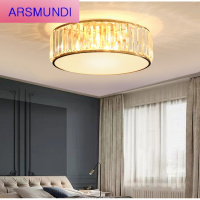 家装优选轻奢水晶吸顶灯客厅卧室灯led现代简约温馨餐厅书房圆形美式灯具时尚简约