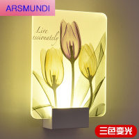 家装优选创意简约 后现代个性led卧室 壁灯 床头客厅墙壁画灯具过道阳台时尚简约
