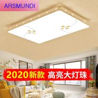 家装优选led客厅灯简约现代大气长方形吸顶灯卧室房间水晶2020新款灯具时尚简约