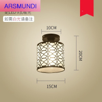 家装优选吸顶灯北欧创意走廊过道灯玄关入户天花筒灯阳台灯卧室灯现代简约时尚简约