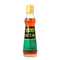 汪德荣小磨纯正黑芝麻油225ml瓶火锅香油碟蘸料家用石磨麻油