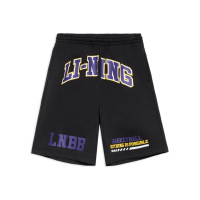 李宁童装短卫裤男小大童2022新款篮球系列夏季裤子针织运动裤