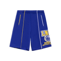 李宁童装短卫裤男小大童2022新款篮球系列夏季裤子针织运动裤