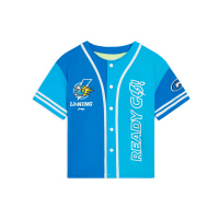 李宁童装针织短袖衫男小童2022新款运动生活系列开衫宽松夏运动服