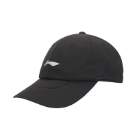 李宁棒球帽男女同款2022新款跑步系列反光黑色经典时尚运动帽