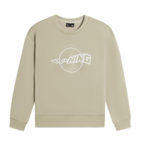 李宁童装卫衣男小大童2022新款户外系列套头衫长袖圆领秋季运动服