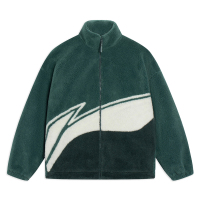 李宁仿羊羔绒棉服男士秋冬2022新款立领保暖外套情侣休闲女运动服